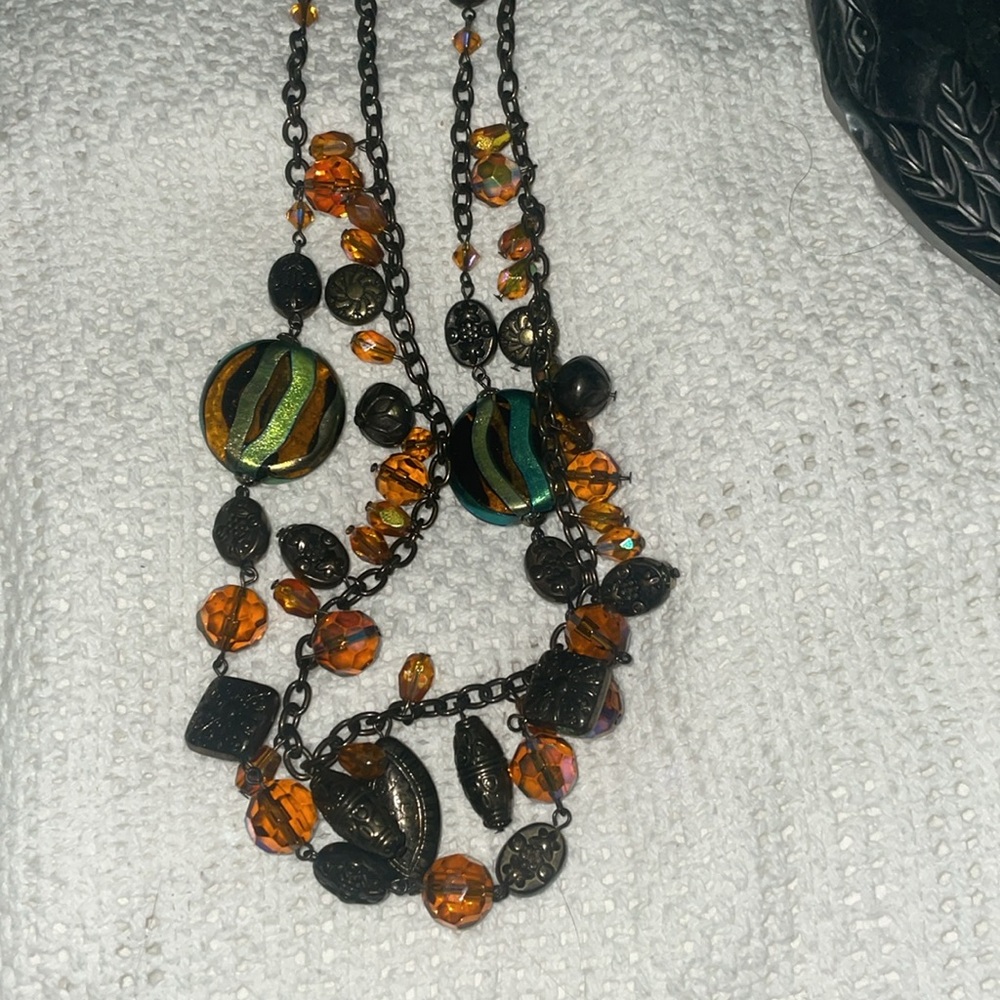 Statement Necklace And Earrings Bundle - image 5